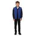 New Royal-Navy - Lifestyle - Regatta Childrens-Kids Ablaze Softshell Reflective Gilet