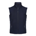 Navy - Front - Regatta Childrens-Kids Ablaze Softshell Reflective Gilet