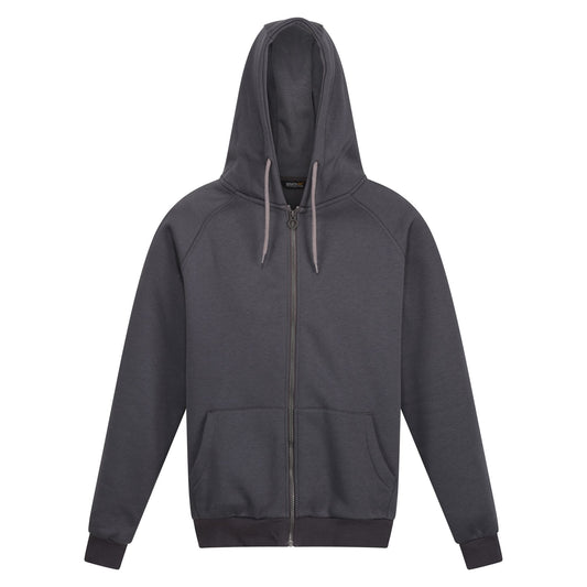 Seal Grey - Front - Regatta Professional Mens Full Zip Hoodie