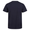 Navy - Back - Regatta Mens Pro Cotton Soft Touch T-Shirt