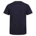 Navy - Back - Regatta Professional Mens Cotton Soft Touch T-Shirt