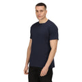 Navy - Side - Regatta Mens Pro Cotton Soft Touch T-Shirt