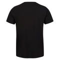 Black - Back - Regatta Professional Mens Cotton Soft Touch T-Shirt