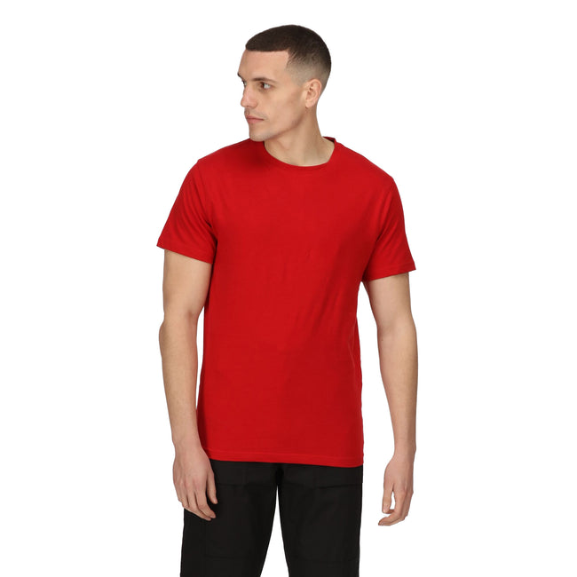 Classic Red - Side - Regatta Professional Mens Cotton Soft Touch T-Shirt