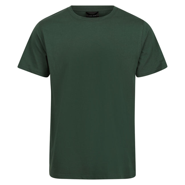 Dark Green - Front - Regatta Professional Mens Cotton Soft Touch T-Shirt
