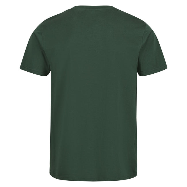 Dark Green - Back - Regatta Professional Mens Cotton Soft Touch T-Shirt