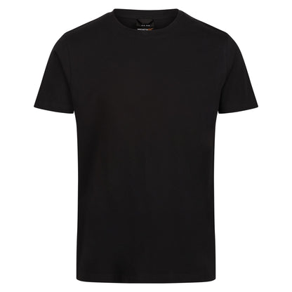Black - Front - Regatta Professional Mens Cotton Soft Touch T-Shirt