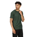Dark Green - Side - Regatta Professional Mens Reflective Moisture Wicking T-Shirt