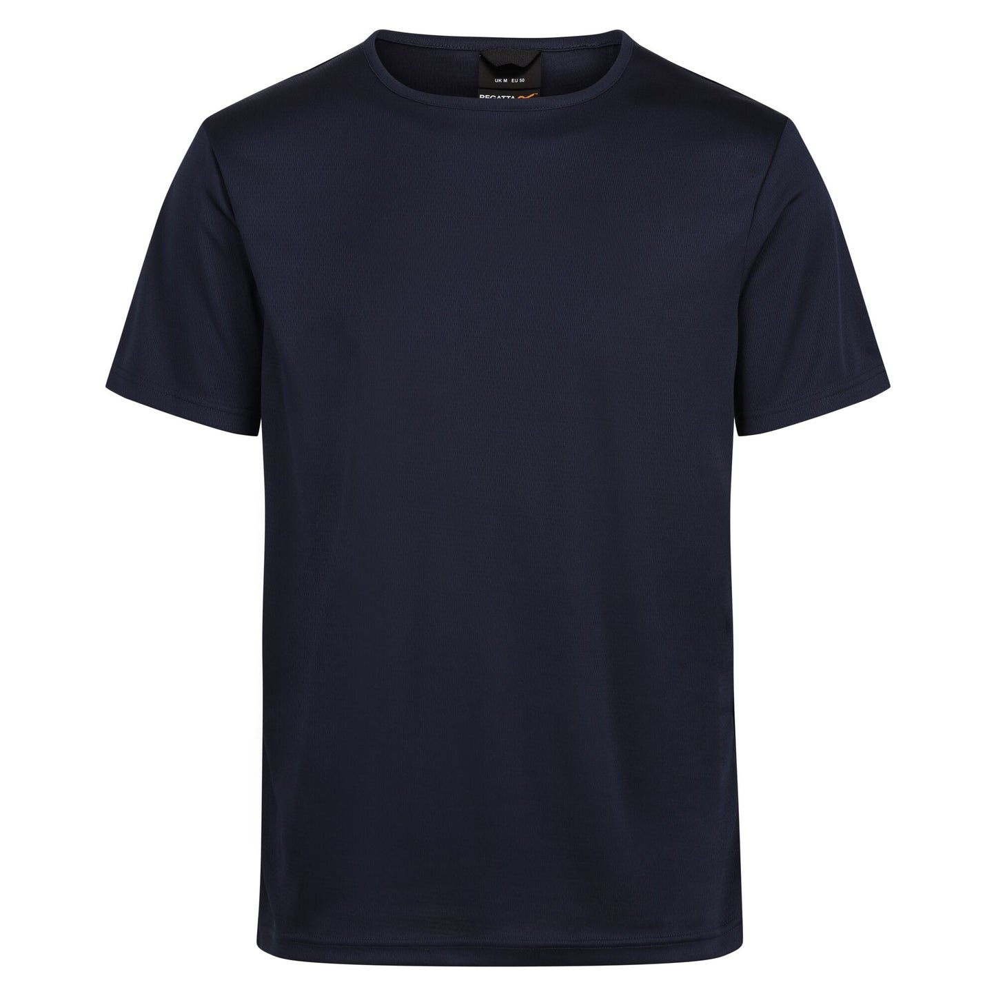 Navy - Front - Regatta Professional Mens Reflective Moisture Wicking T-Shirt
