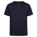 Navy - Front - Regatta Professional Mens Reflective Moisture Wicking T-Shirt