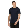 Navy - Side - Regatta Professional Mens Reflective Moisture Wicking T-Shirt