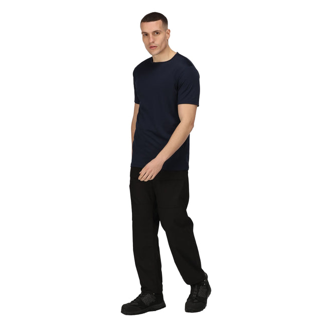 Navy - Lifestyle - Regatta Professional Mens Reflective Moisture Wicking T-Shirt
