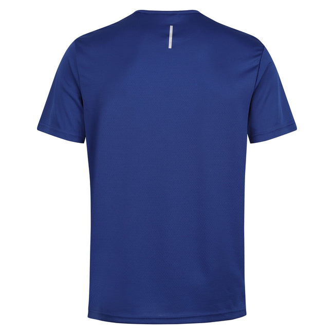 New Royal - Back - Regatta Professional Mens Reflective Moisture Wicking T-Shirt