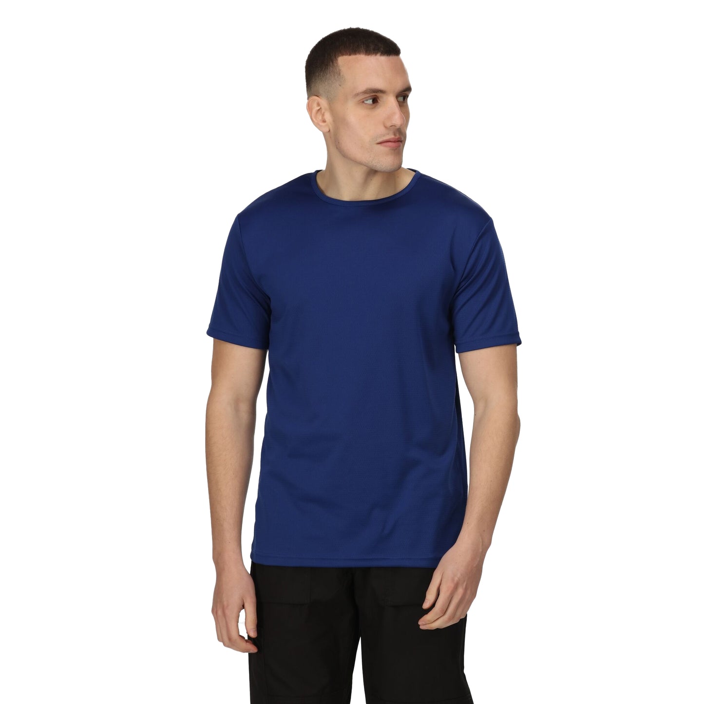 New Royal - Side - Regatta Professional Mens Reflective Moisture Wicking T-Shirt