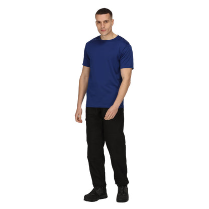New Royal - Lifestyle - Regatta Professional Mens Reflective Moisture Wicking T-Shirt