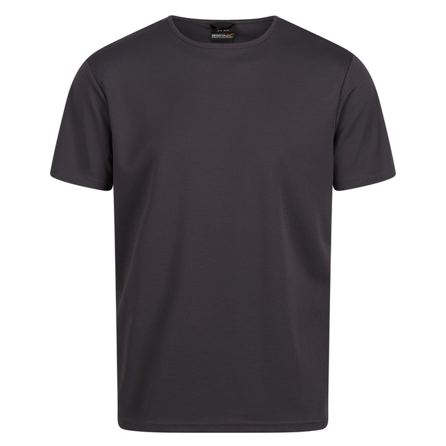 Seal Grey - Front - Regatta Professional Mens Reflective Moisture Wicking T-Shirt