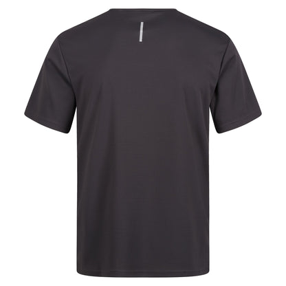 Seal Grey - Back - Regatta Professional Mens Reflective Moisture Wicking T-Shirt