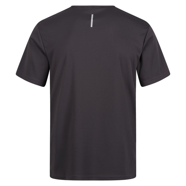 Seal Grey - Back - Regatta Professional Mens Reflective Moisture Wicking T-Shirt