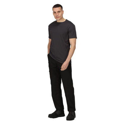 Seal Grey - Lifestyle - Regatta Professional Mens Reflective Moisture Wicking T-Shirt