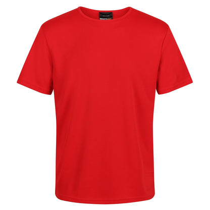 Classic Red - Front - Regatta Professional Mens Reflective Moisture Wicking T-Shirt