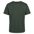 Dark Green - Front - Regatta Professional Mens Reflective Moisture Wicking T-Shirt