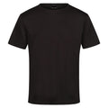 Black - Front - Regatta Professional Mens Reflective Moisture Wicking T-Shirt