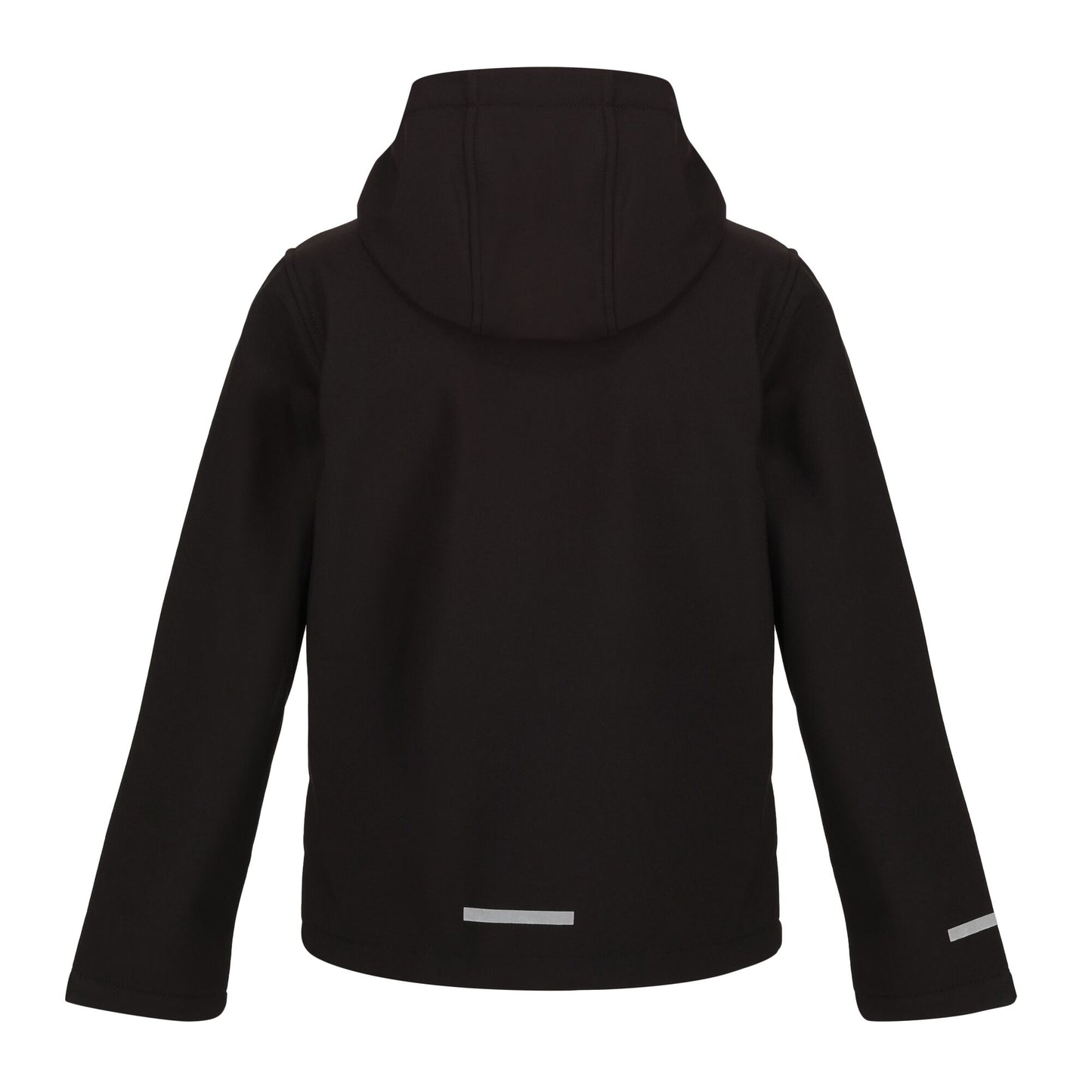 Black-Classic Red - Back - Regatta Professional Childrens-Kids 3 Layer Soft Shell Jacket