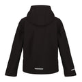 Black-Classic Red - Back - Regatta Professional Childrens-Kids 3 Layer Soft Shell Jacket