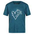 Gulfstream - Front - Regatta Childrens-Kids Findley Keep Going Heart Marl T-Shirt