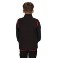 Black - Lifestyle - Regatta Childrens-Kids Microfleece Body Warmer