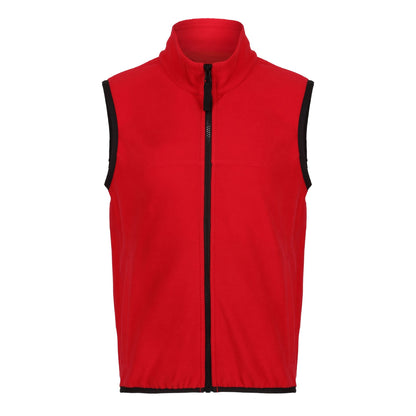 Classic Red - Front - Regatta Professional Childrens-Kids Microfleece Body Warmer