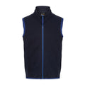 Navy - Front - Regatta Professional Childrens-Kids Microfleece Body Warmer