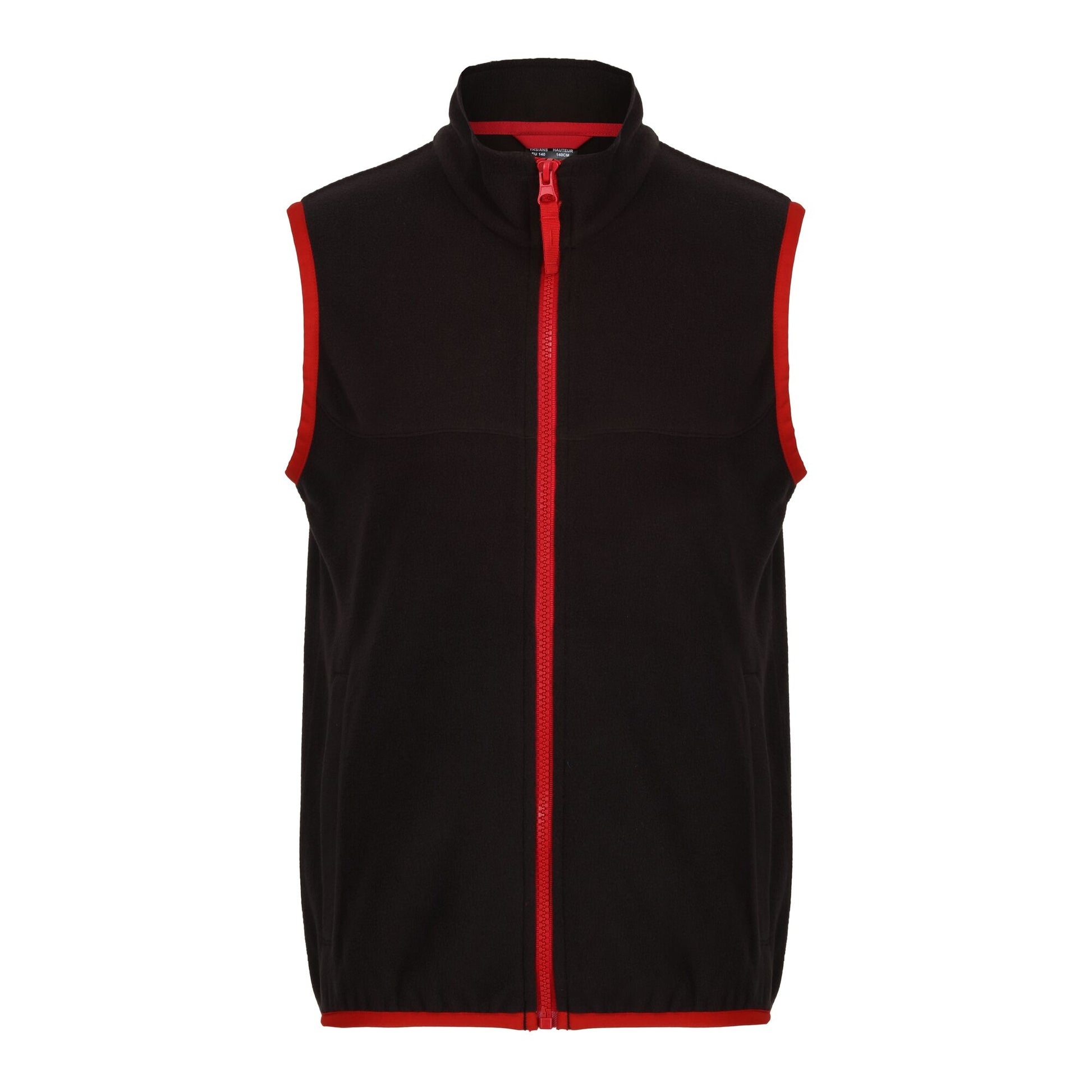 Black - Front - Regatta Professional Childrens-Kids Microfleece Body Warmer