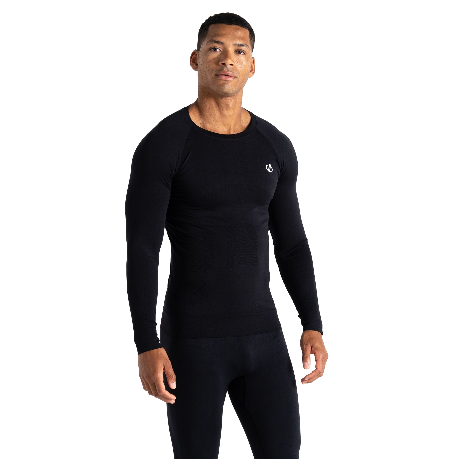Black - Lifestyle - Dare 2B Mens In The Zone II Wicker Base Layer Top