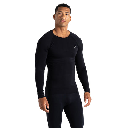 Black - Lifestyle - Dare 2B Mens In The Zone II Wicker Base Layer Top