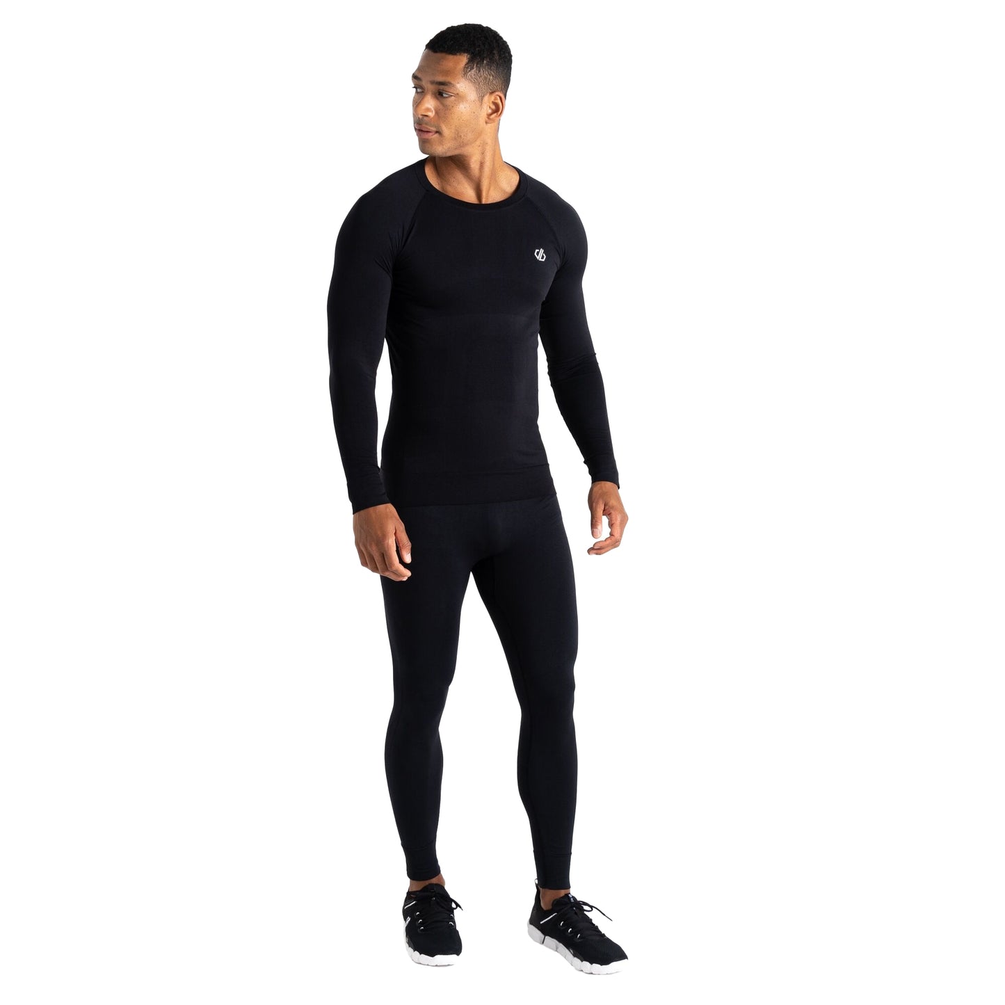 Black - Pack Shot - Dare 2B Mens In The Zone II Wicker Base Layer Top