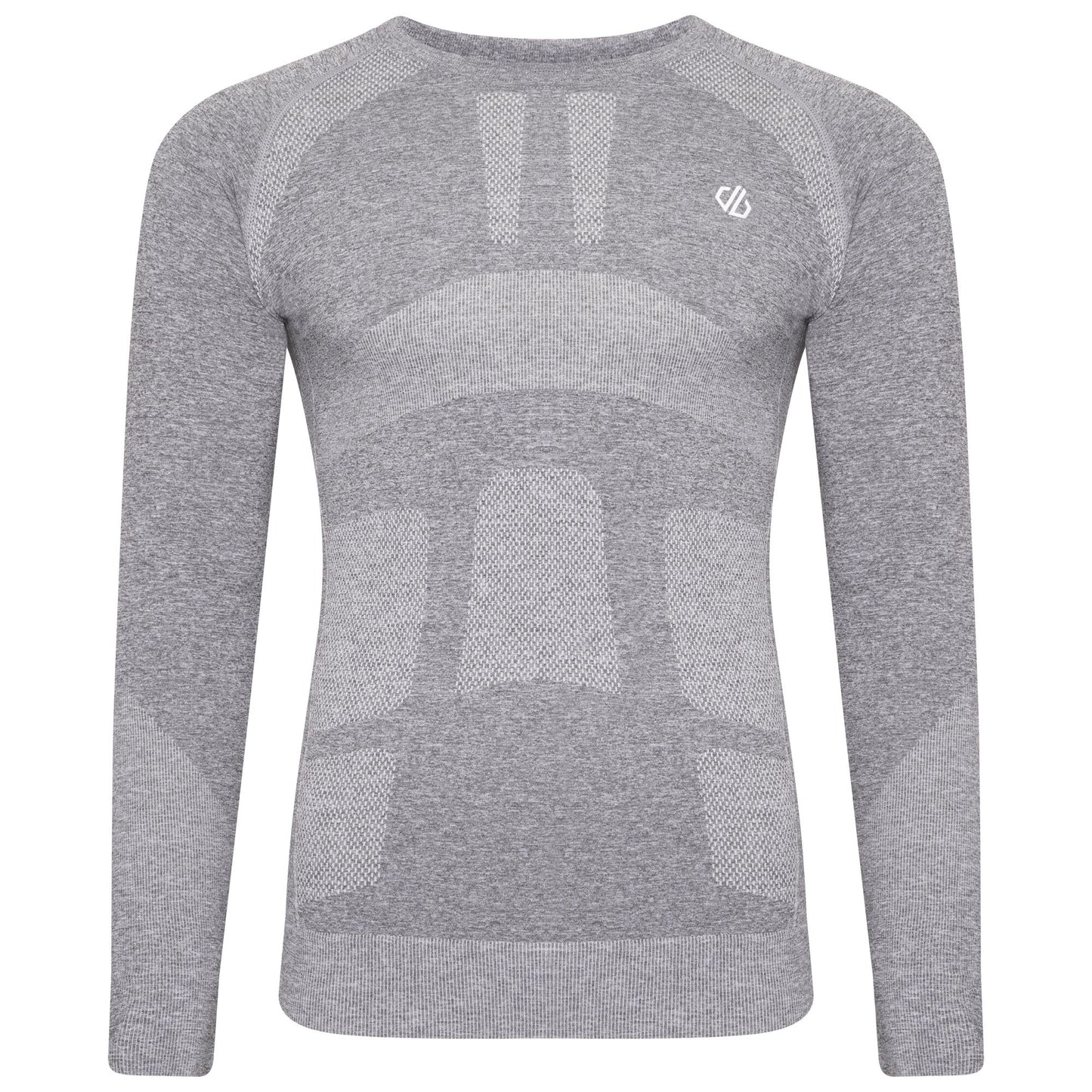 Charcoal Grey Marl - Front - Dare 2B Mens In The Zone II Wicker Base Layer Top
