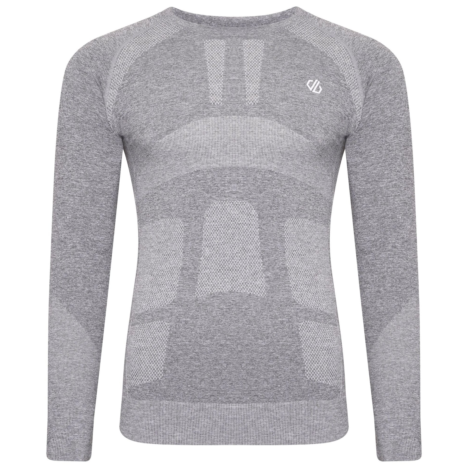 Charcoal Grey Marl - Front - Dare 2B Mens In The Zone II Wicker Base Layer Top