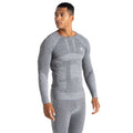 Charcoal Grey Marl - Lifestyle - Dare 2B Mens In The Zone II Wicker Base Layer Top