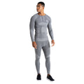 Charcoal Grey Marl - Pack Shot - Dare 2B Mens In The Zone II Wicker Base Layer Top