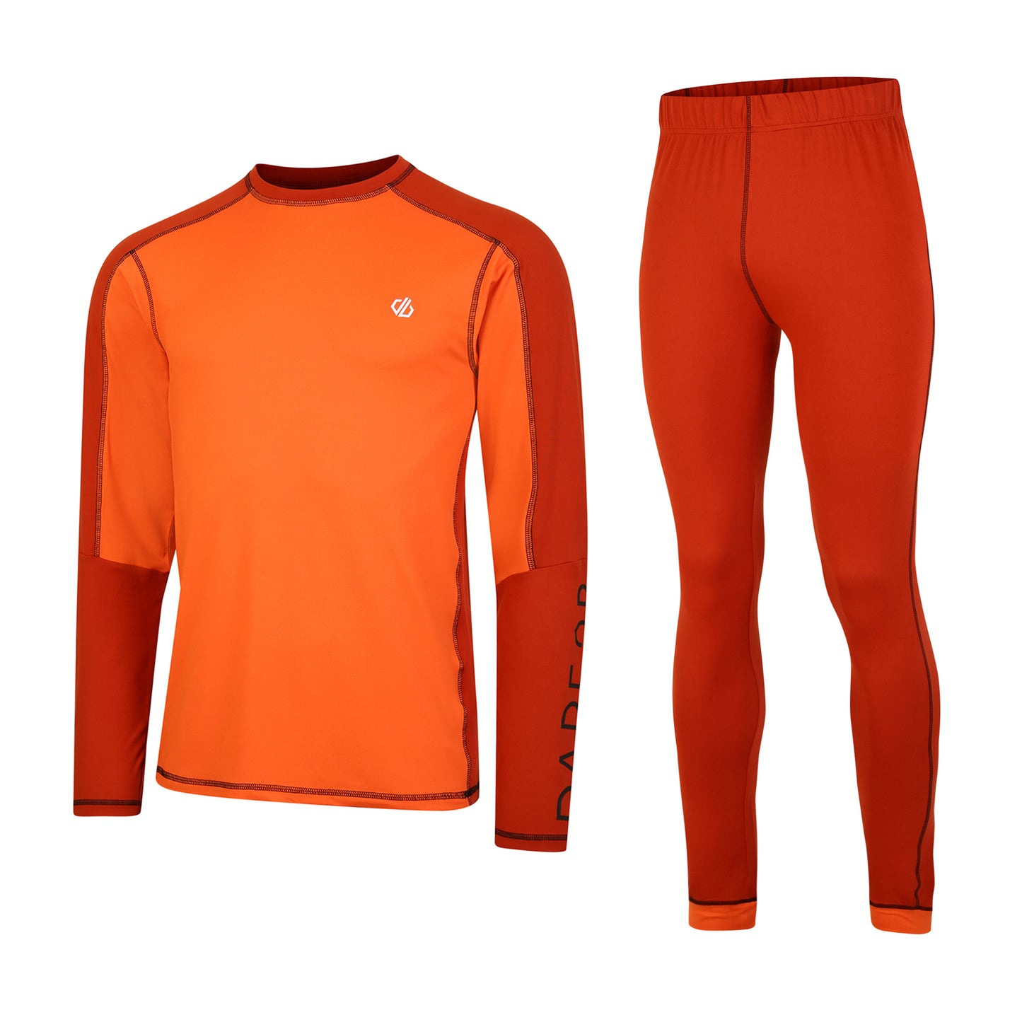 Puffins Orange-Rooibos Tea - Front - Dare 2B Mens Exchange III Moisture Wicking Base Layer Set