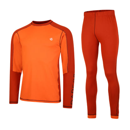 Puffins Orange-Rooibos Tea - Front - Dare 2B Mens Exchange III Moisture Wicking Base Layer Set