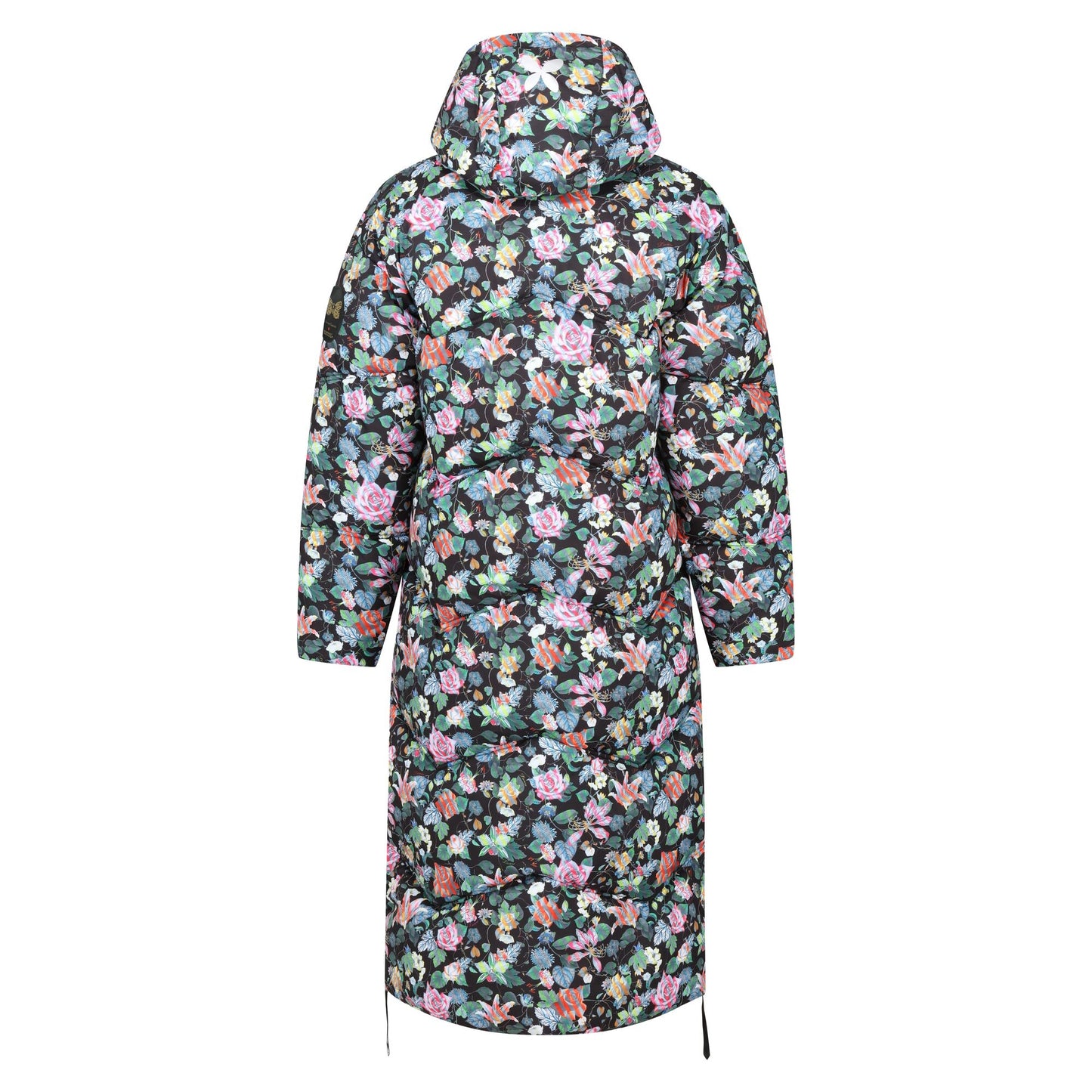 Multicoloured - Back - Regatta Womens-Ladies Christian Lacroix Milhaud Floral Longline Padded Jacket