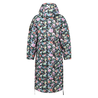 Multicoloured - Back - Regatta Womens-Ladies Christian Lacroix Milhaud Floral Longline Padded Jacket
