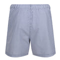 Dark Denim - Back - Regatta Mens Loras Stripe Swim Shorts