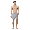 Dark Denim - Pack Shot - Regatta Mens Loras Stripe Swim Shorts