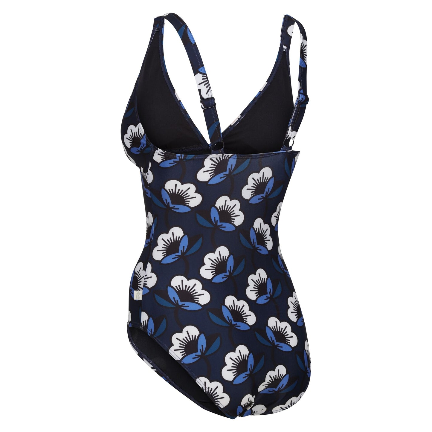 Navy - Lifestyle - Regatta Womens-Ladies Orla Kiely Passion Flower One Piece Swimsuit