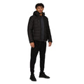 Black-Seal Grey - Lifestyle - Regatta Mens Navigate Thermal Padded Jacket