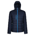Navy-French Blue - Front - Regatta Mens Navigate Thermal Padded Jacket