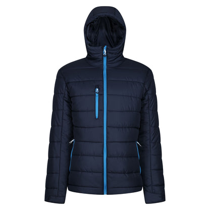 Navy-French Blue - Front - Regatta Professional Mens Thermal Padded Jacket